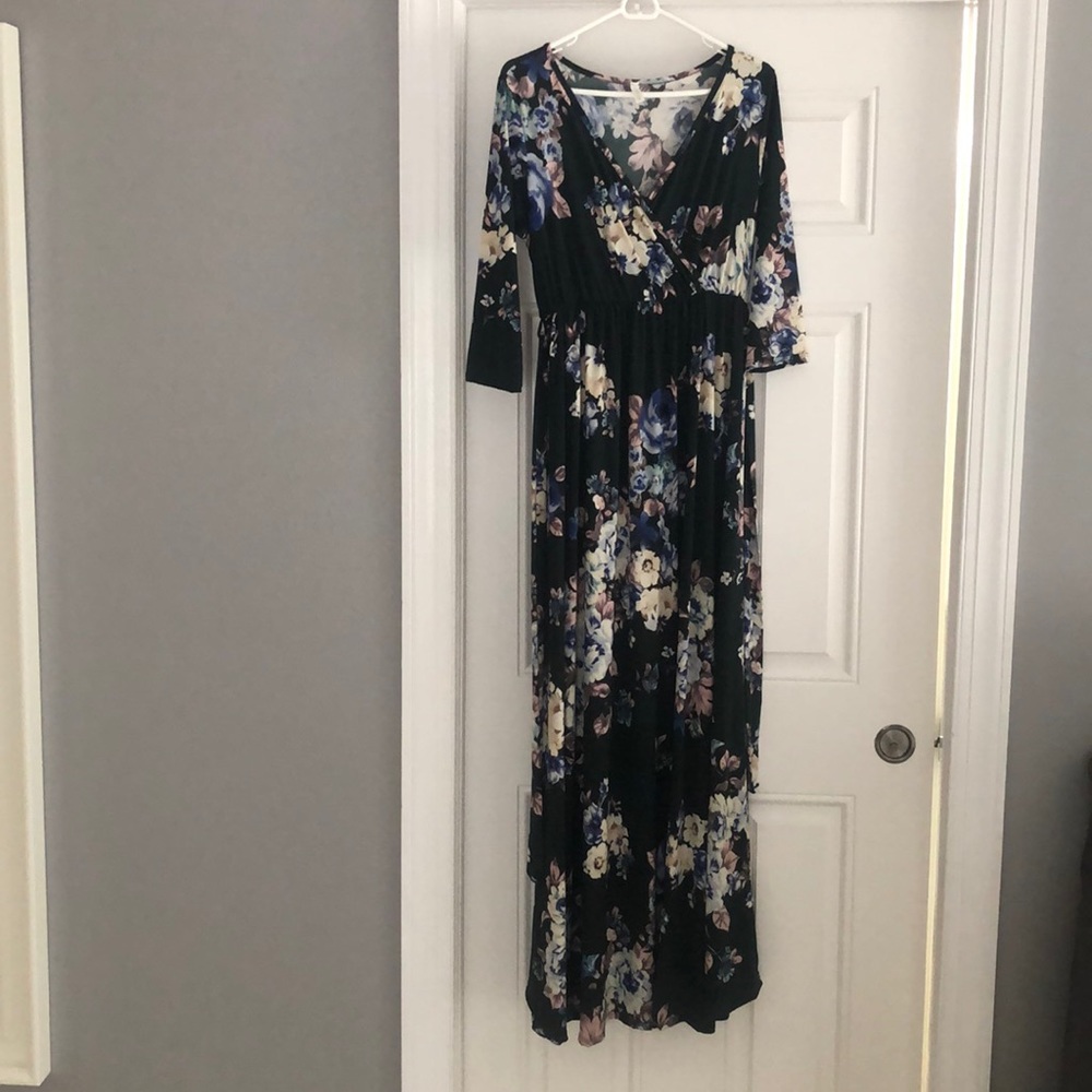 Maternity floral dress